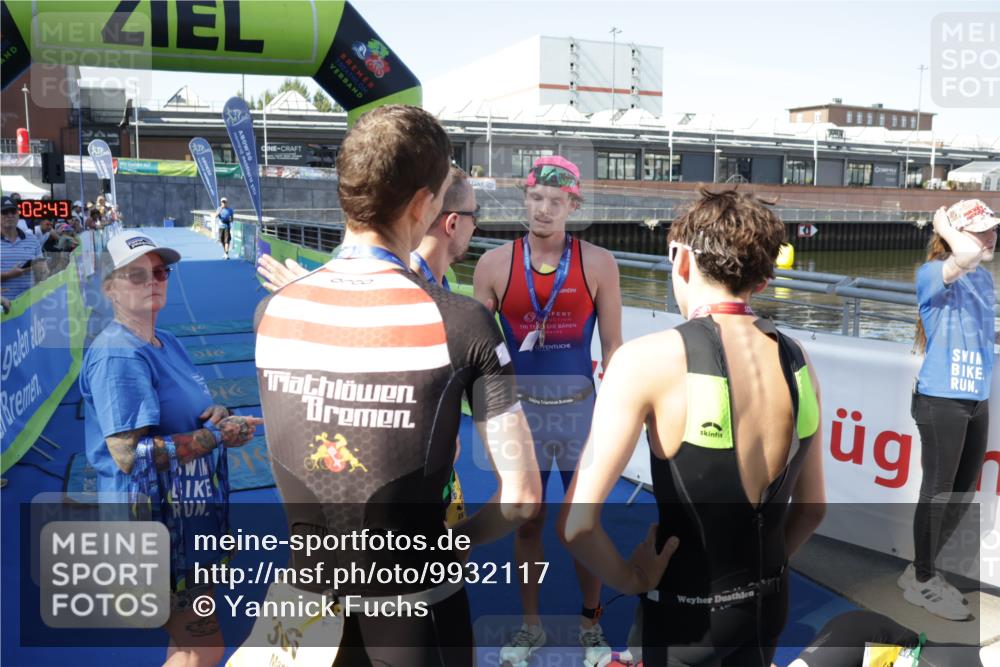 09.08.2026 - GEWOBA Citytriathlon Bremen Yannick Fuchs http://msf.ph/oto/9932117 09.08.2026 11:02:47 Ziel  meine-sportfotos.de