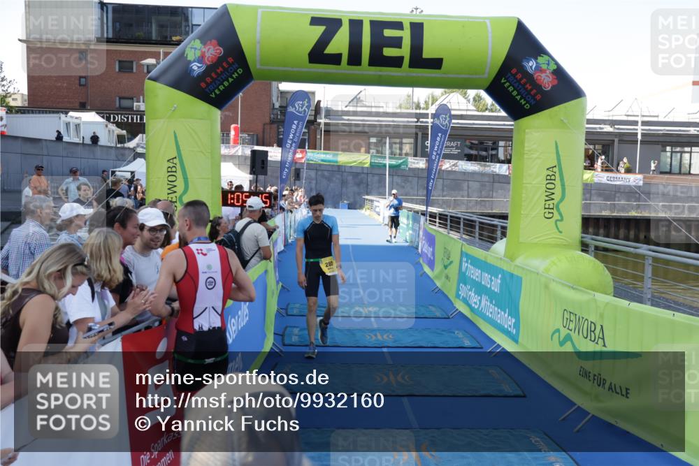 09.08.2026 - GEWOBA Citytriathlon Bremen Yannick Fuchs http://msf.ph/oto/9932160 09.08.2026 11:05:19 Ziel 280 meine-sportfotos.de