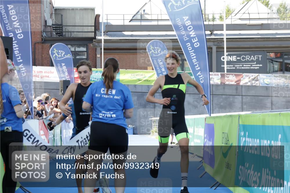 09.08.2026 - GEWOBA Citytriathlon Bremen Yannick Fuchs http://msf.ph/oto/9932349 09.08.2026 11:13:09 Ziel 231, 378 meine-sportfotos.de