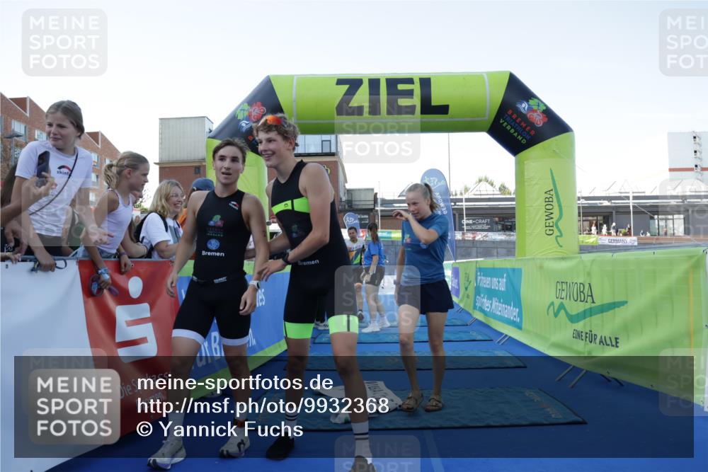 09.08.2026 - GEWOBA Citytriathlon Bremen Yannick Fuchs http://msf.ph/oto/9932368 09.08.2026 11:13:13 Ziel 231, 360, 378 meine-sportfotos.de