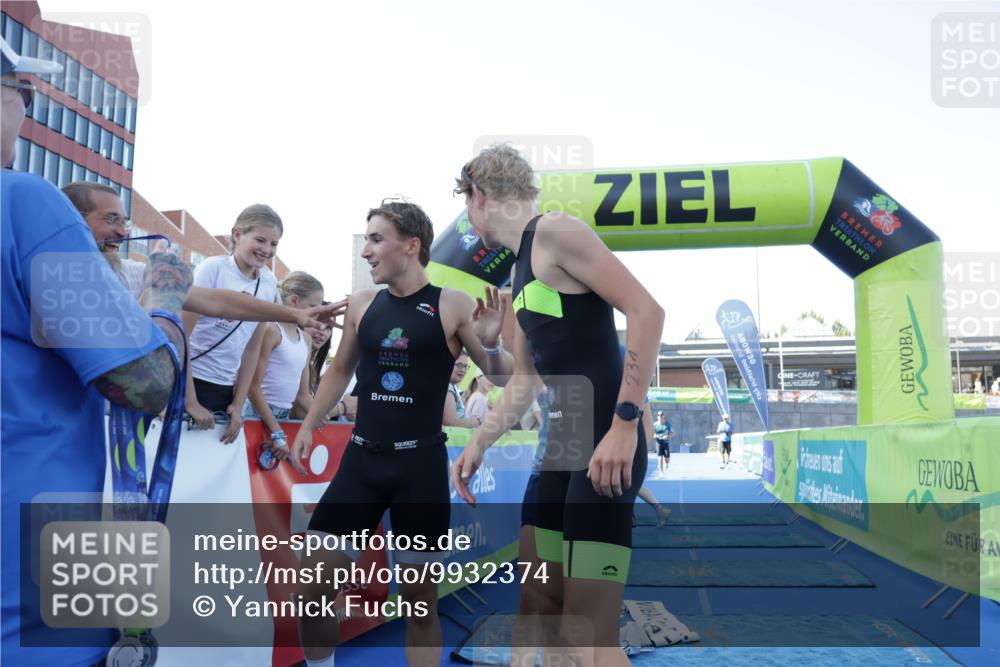 09.08.2026 - GEWOBA Citytriathlon Bremen Yannick Fuchs http://msf.ph/oto/9932374 09.08.2026 11:13:14 Ziel 360, 378 meine-sportfotos.de