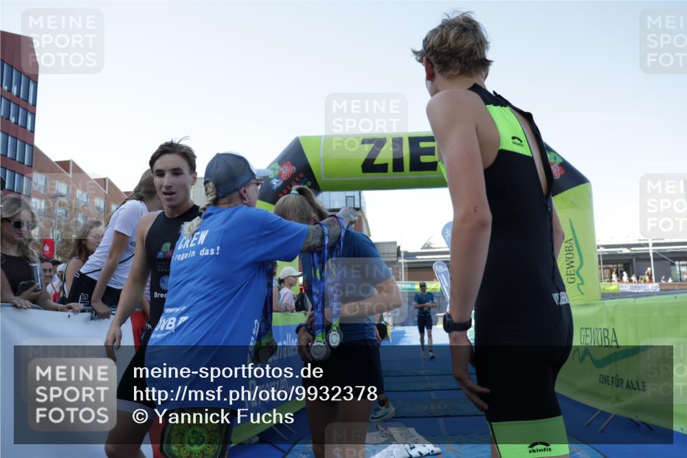 09.08.2026 - GEWOBA Citytriathlon Bremen Yannick Fuchs http://msf.ph/oto/9932378 09.08.2026 11:13:17 Ziel 360, 378 meine-sportfotos.de