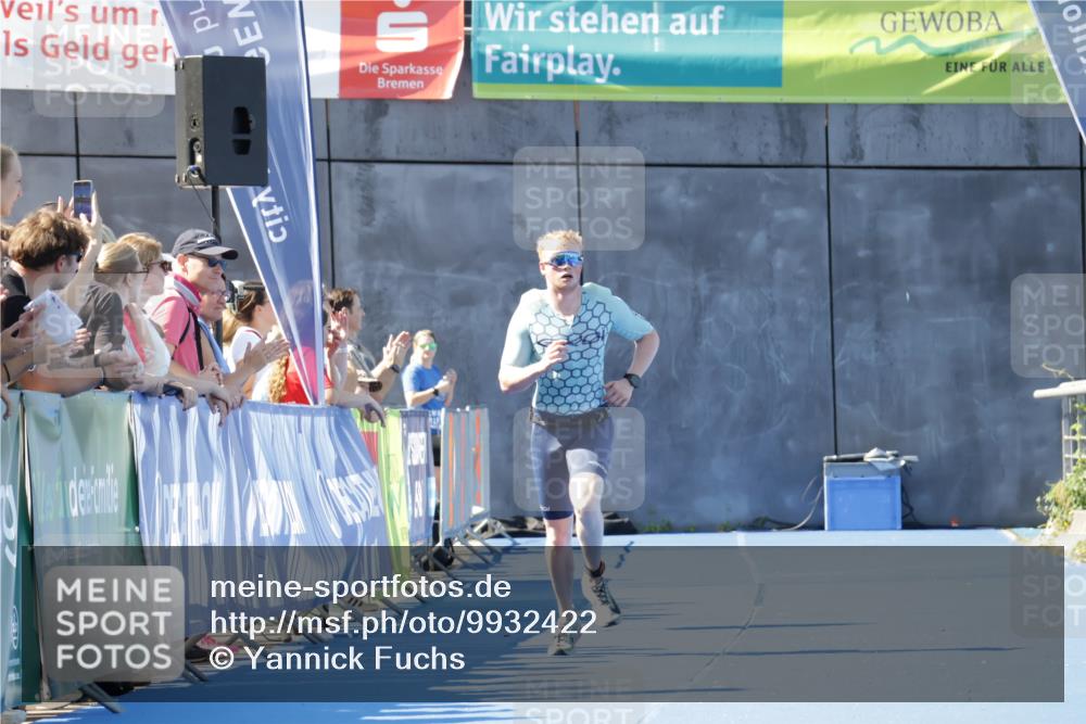 09.08.2026 - GEWOBA Citytriathlon Bremen Yannick Fuchs http://msf.ph/oto/9932422 09.08.2026 11:14:29 Ziel 314 meine-sportfotos.de