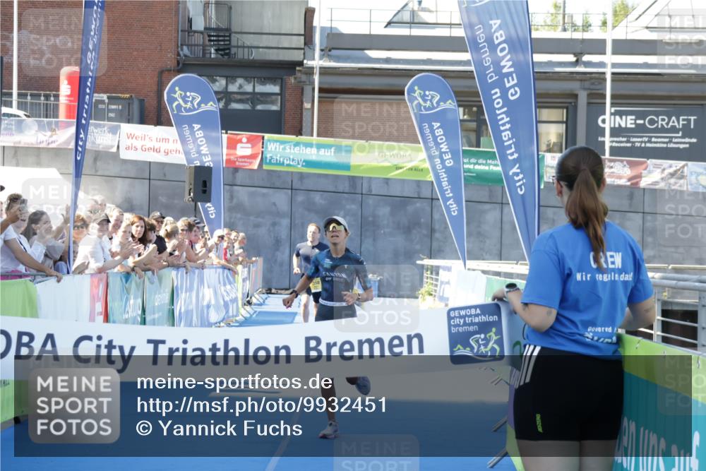 09.08.2026 - GEWOBA Citytriathlon Bremen Yannick Fuchs http://msf.ph/oto/9932451 09.08.2026 11:14:58 Ziel 358, 517 meine-sportfotos.de