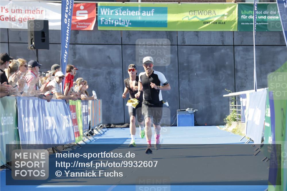 09.08.2026 - GEWOBA Citytriathlon Bremen Yannick Fuchs http://msf.ph/oto/9932607 09.08.2026 11:16:15 Ziel 291, 348 meine-sportfotos.de