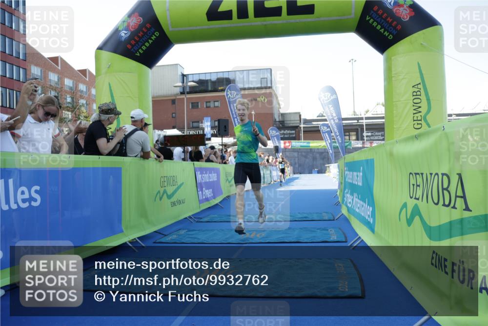 09.08.2026 - GEWOBA Citytriathlon Bremen Yannick Fuchs http://msf.ph/oto/9932762 09.08.2026 11:16:59 Ziel 125, 249, 296 meine-sportfotos.de