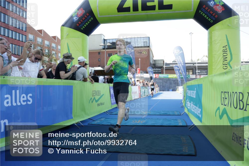 09.08.2026 - GEWOBA Citytriathlon Bremen Yannick Fuchs http://msf.ph/oto/9932764 09.08.2026 11:16:59 Ziel 125, 249, 296 meine-sportfotos.de