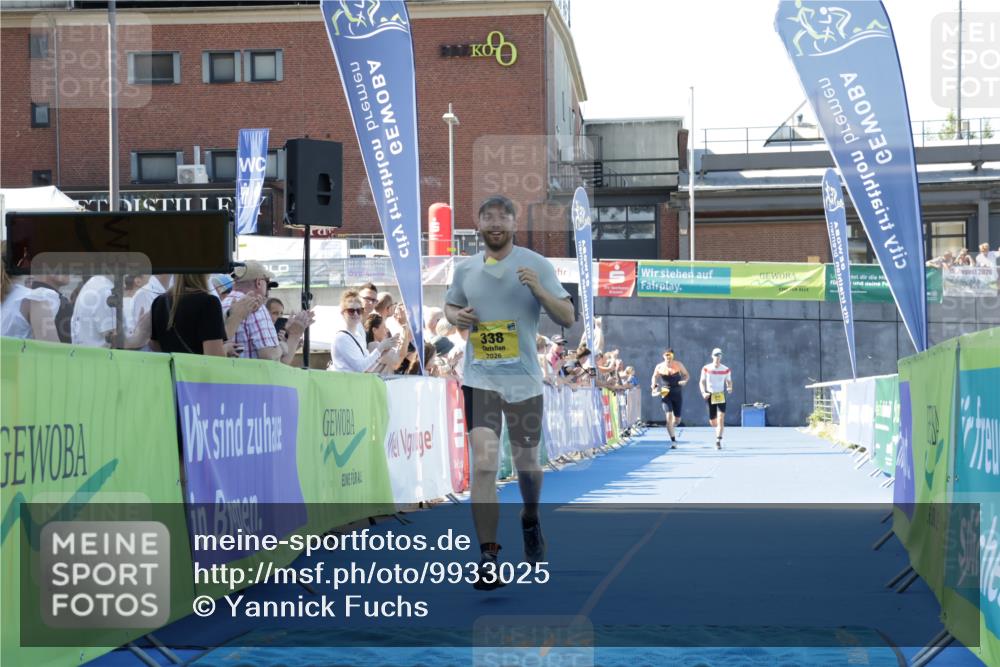 09.08.2026 - GEWOBA Citytriathlon Bremen Yannick Fuchs http://msf.ph/oto/9933025 09.08.2026 11:20:09 Ziel 338, 345 meine-sportfotos.de