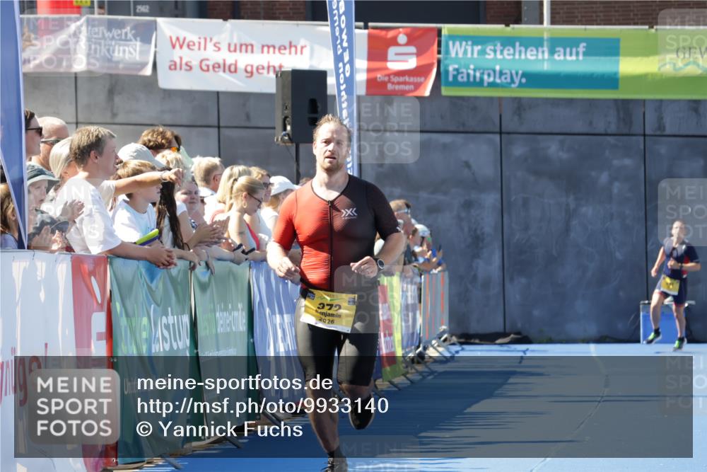 09.08.2026 - GEWOBA Citytriathlon Bremen Yannick Fuchs http://msf.ph/oto/9933140 09.08.2026 11:20:53 Ziel 372 meine-sportfotos.de