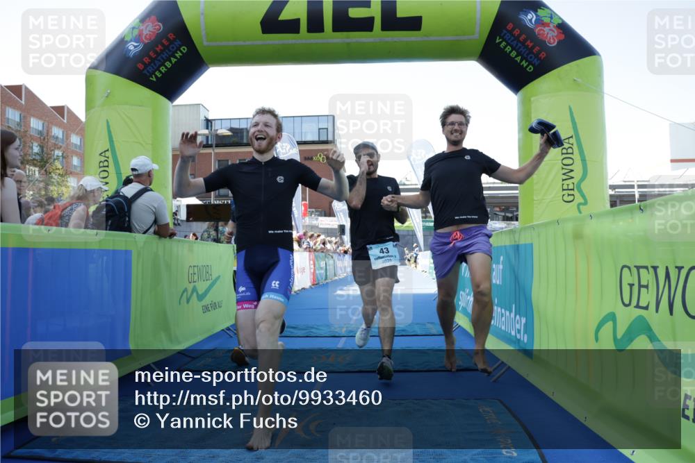09.08.2026 - GEWOBA Citytriathlon Bremen Yannick Fuchs http://msf.ph/oto/9933460 09.08.2026 11:24:49 Ziel 43, 383, 398 meine-sportfotos.de