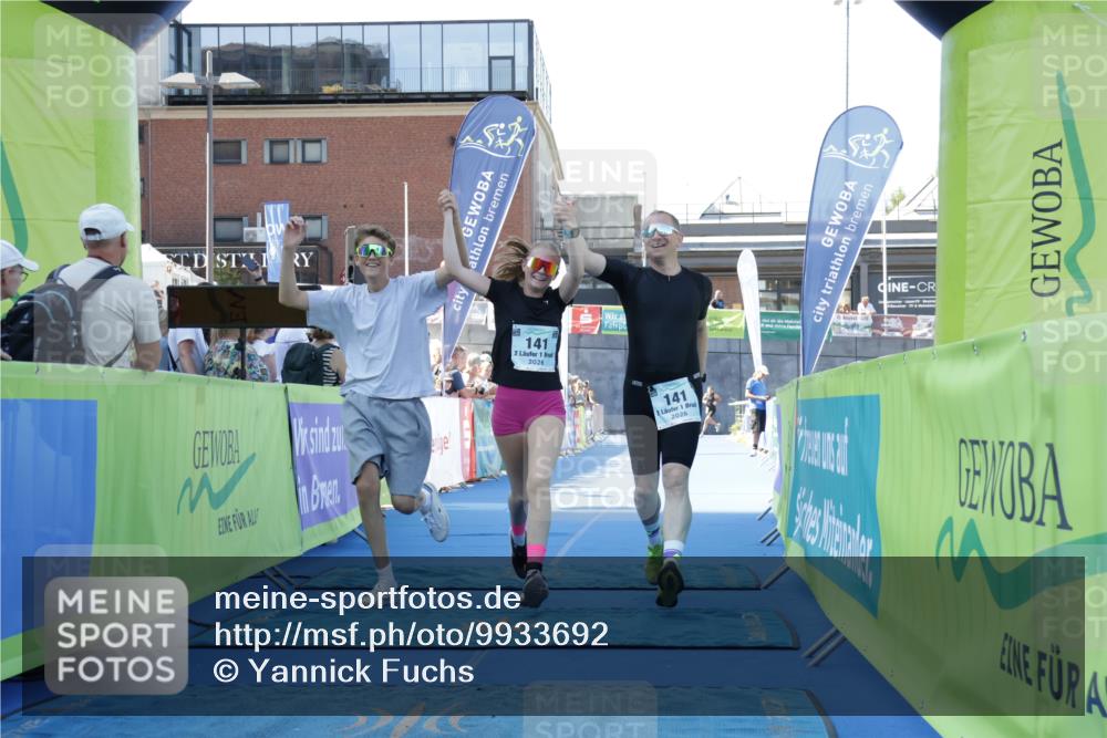 09.08.2026 - GEWOBA Citytriathlon Bremen Yannick Fuchs http://msf.ph/oto/9933692 09.08.2026 11:28:44 Ziel 99, 141 meine-sportfotos.de