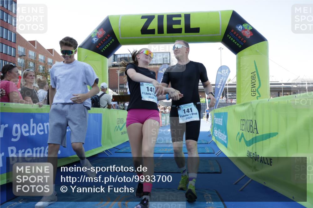 09.08.2026 - GEWOBA Citytriathlon Bremen Yannick Fuchs http://msf.ph/oto/9933700 09.08.2026 11:28:45 Ziel 141 meine-sportfotos.de