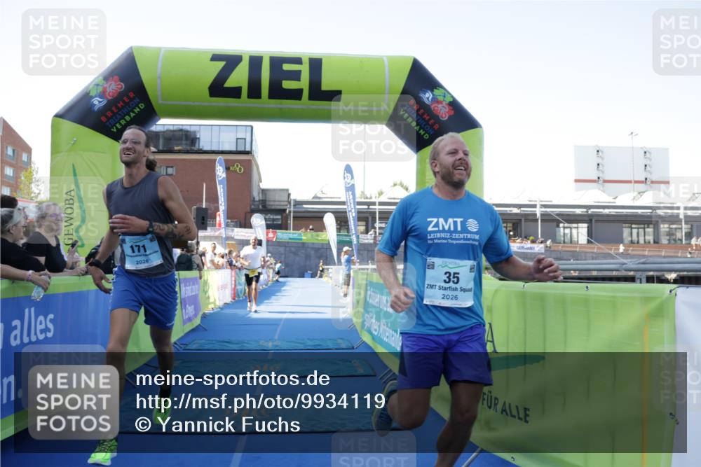 09.08.2026 - GEWOBA Citytriathlon Bremen Yannick Fuchs http://msf.ph/oto/9934119 09.08.2026 11:33:09 Ziel 35, 207, 344 meine-sportfotos.de