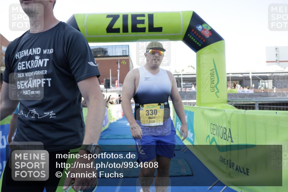 09.08.2026 - GEWOBA Citytriathlon Bremen Yannick Fuchs http://msf.ph/oto/9934608 09.08.2026 11:36:17 Ziel 41, 330 meine-sportfotos.de