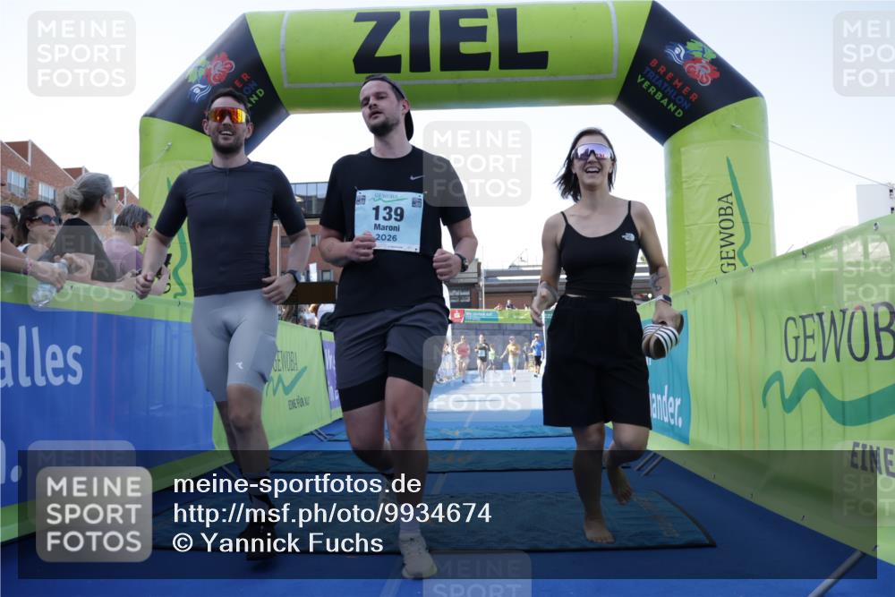 09.08.2026 - GEWOBA Citytriathlon Bremen Yannick Fuchs http://msf.ph/oto/9934674 09.08.2026 11:36:33 Ziel 93, 139 meine-sportfotos.de