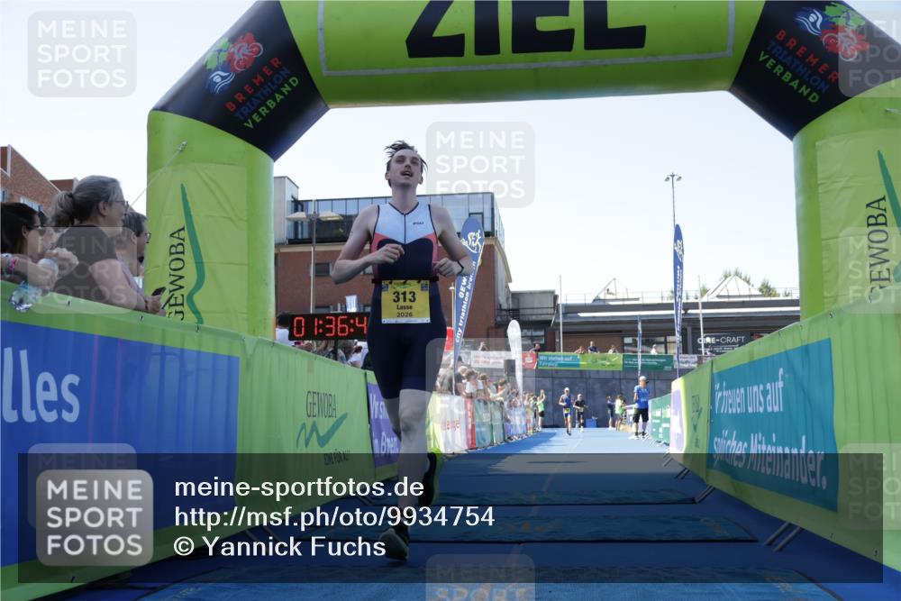 09.08.2026 - GEWOBA Citytriathlon Bremen Yannick Fuchs http://msf.ph/oto/9934754 09.08.2026 11:36:52 Ziel 223, 313 meine-sportfotos.de