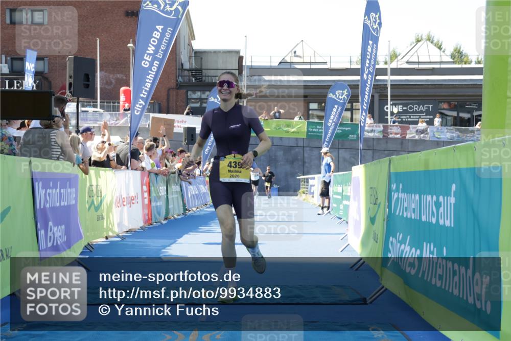 09.08.2026 - GEWOBA Citytriathlon Bremen Yannick Fuchs http://msf.ph/oto/9934883 09.08.2026 11:37:29 Ziel 303, 439, 455 meine-sportfotos.de