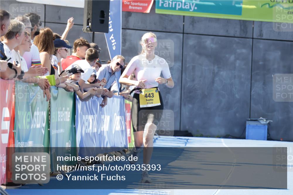 09.08.2026 - GEWOBA Citytriathlon Bremen Yannick Fuchs http://msf.ph/oto/9935393 09.08.2026 11:39:16 Ziel 443 meine-sportfotos.de
