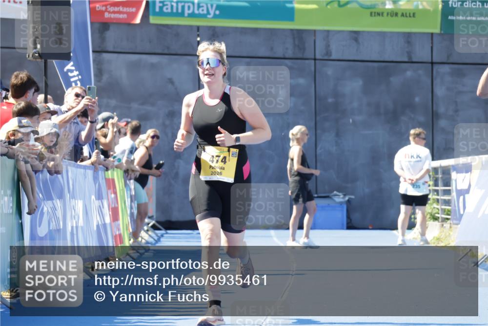 09.08.2026 - GEWOBA Citytriathlon Bremen Yannick Fuchs http://msf.ph/oto/9935461 09.08.2026 11:39:36 Ziel 474 meine-sportfotos.de