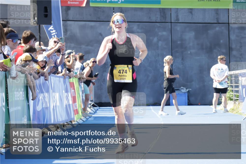 09.08.2026 - GEWOBA Citytriathlon Bremen Yannick Fuchs http://msf.ph/oto/9935463 09.08.2026 11:39:37 Ziel 474 meine-sportfotos.de