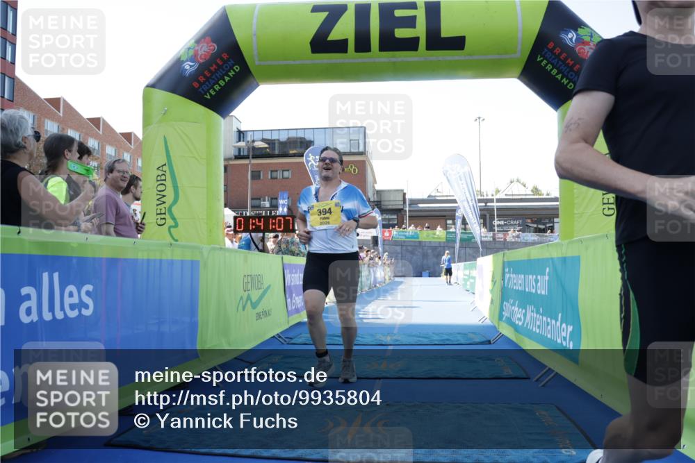 09.08.2026 - GEWOBA Citytriathlon Bremen Yannick Fuchs http://msf.ph/oto/9935804 09.08.2026 11:41:11 Ziel 45, 394 meine-sportfotos.de