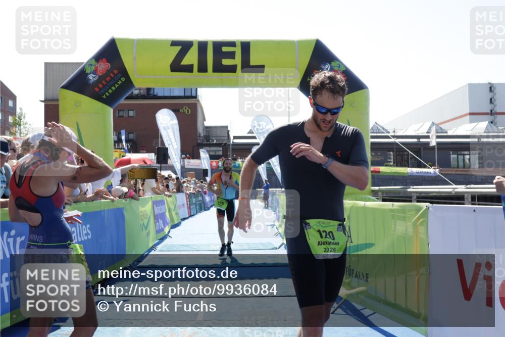 09.08.2026 - GEWOBA Citytriathlon Bremen Yannick Fuchs http://msf.ph/oto/9936084 09.08.2026 15:01:19 Ziel 120, 178 meine-sportfotos.de