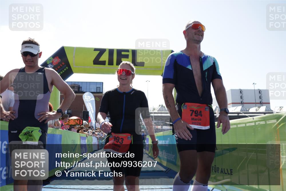 09.08.2026 - GEWOBA Citytriathlon Bremen Yannick Fuchs http://msf.ph/oto/9936207 09.08.2026 15:03:06 Ziel 794, 993 meine-sportfotos.de