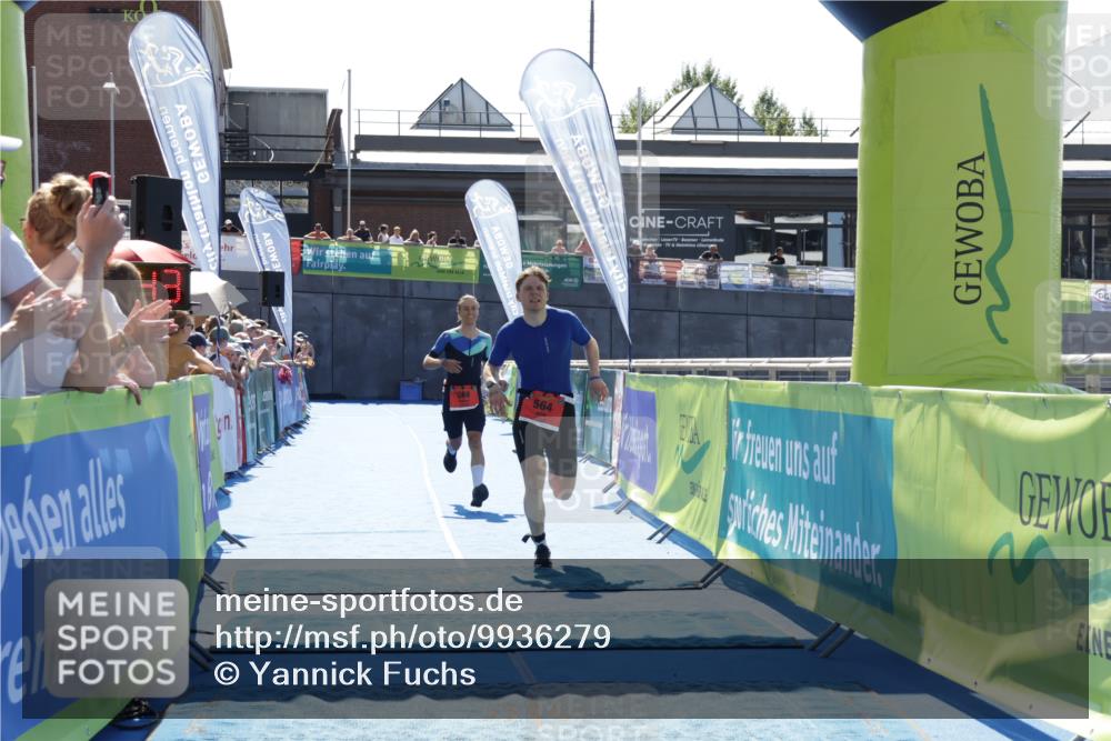 09.08.2026 - GEWOBA Citytriathlon Bremen Yannick Fuchs http://msf.ph/oto/9936279 09.08.2026 15:04:06 Ziel 564 meine-sportfotos.de