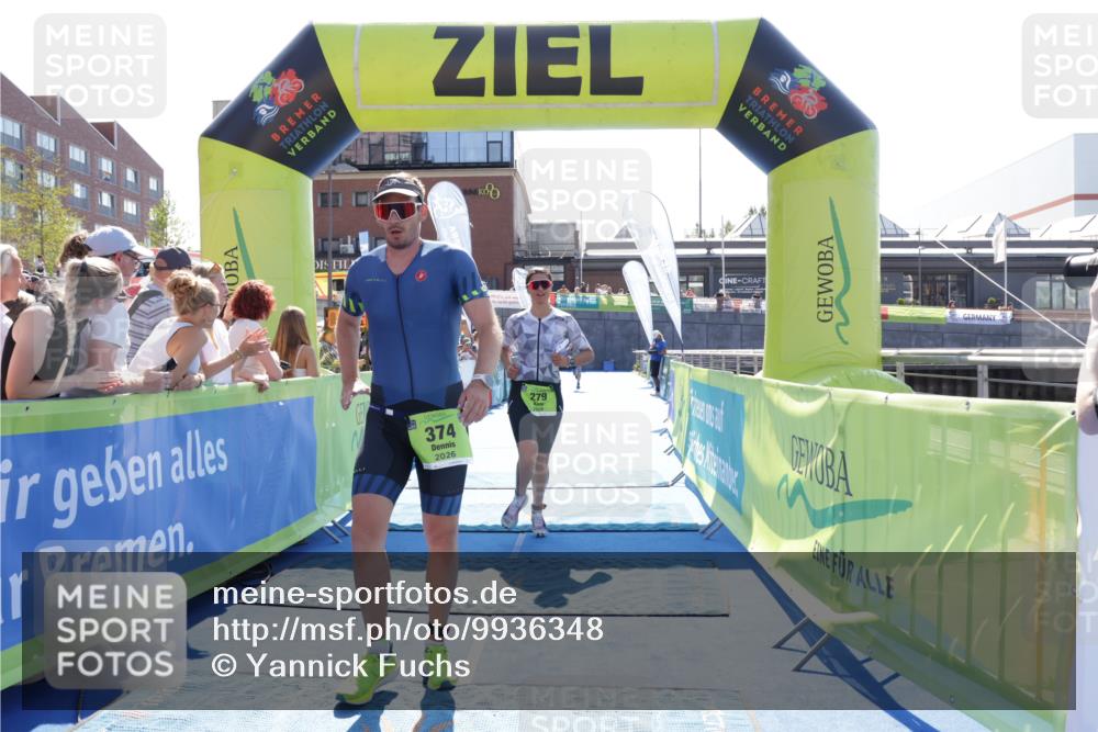 09.08.2026 - GEWOBA Citytriathlon Bremen Yannick Fuchs http://msf.ph/oto/9936348 09.08.2026 15:04:58 Ziel 35, 279, 374 meine-sportfotos.de