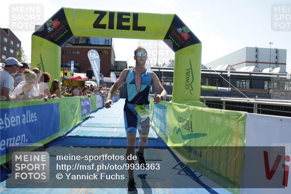 09.08.2026 - GEWOBA Citytriathlon Bremen Yannick Fuchs http://msf.ph/oto/9936363 09.08.2026 15:05:02 Ziel 35, 279 meine-sportfotos.de