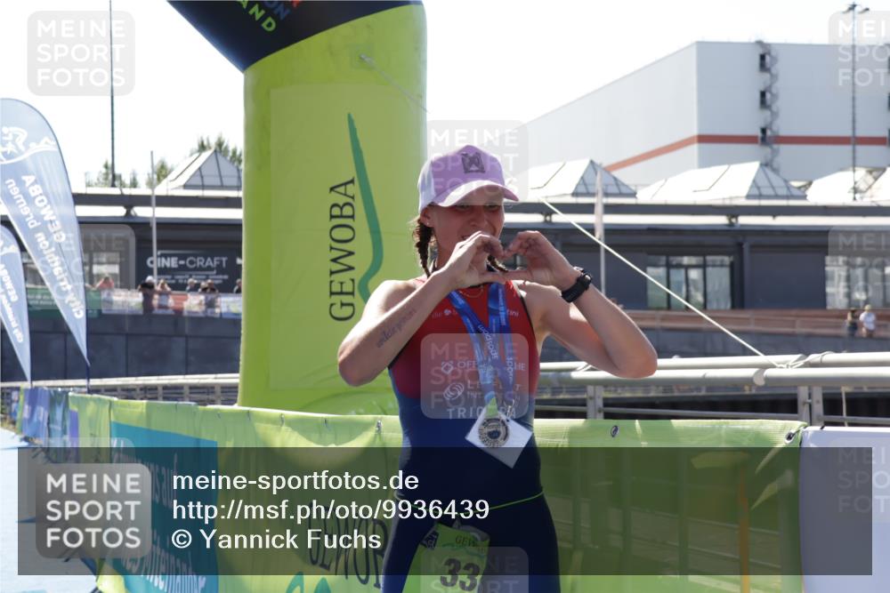 09.08.2026 - GEWOBA Citytriathlon Bremen Yannick Fuchs http://msf.ph/oto/9936439 09.08.2026 15:06:15 Ziel 396 meine-sportfotos.de