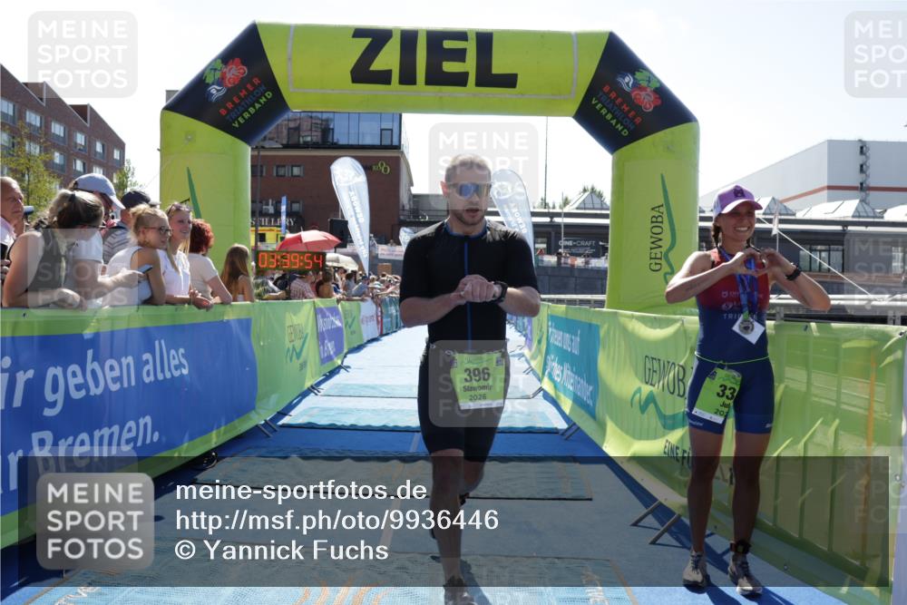 09.08.2026 - GEWOBA Citytriathlon Bremen Yannick Fuchs http://msf.ph/oto/9936446 09.08.2026 15:06:17 Ziel 109, 396 meine-sportfotos.de