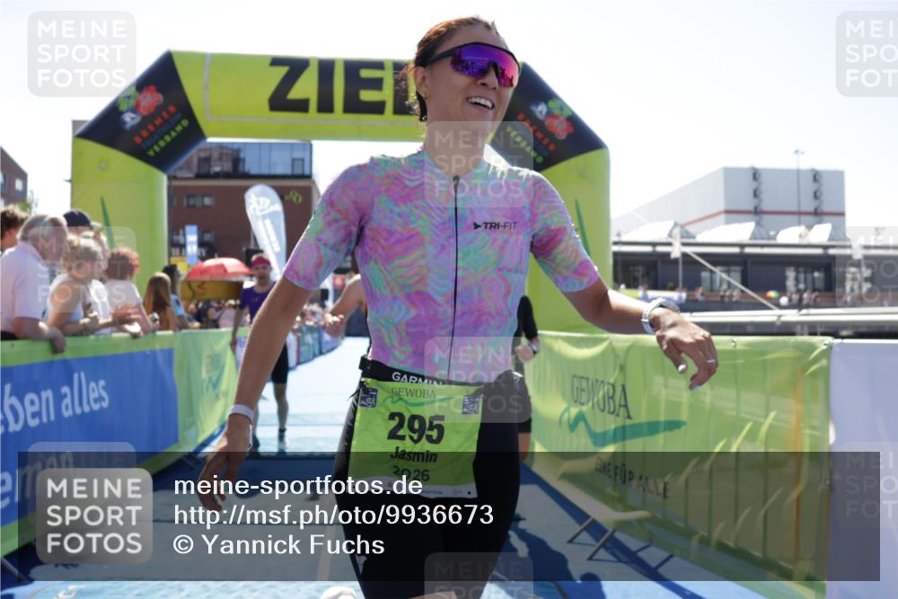 09.08.2026 - GEWOBA Citytriathlon Bremen Yannick Fuchs http://msf.ph/oto/9936673 09.08.2026 15:08:15 Ziel 128, 295, 304, 354 meine-sportfotos.de