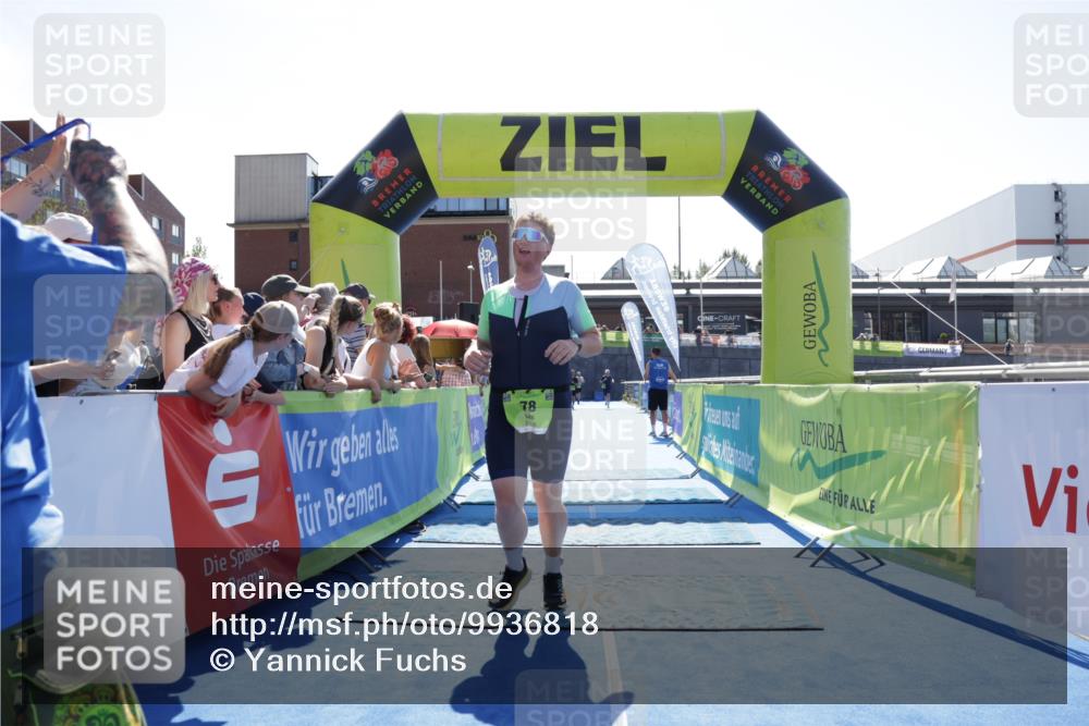 09.08.2026 - GEWOBA Citytriathlon Bremen Yannick Fuchs http://msf.ph/oto/9936818 09.08.2026 15:10:05 Ziel 78 meine-sportfotos.de