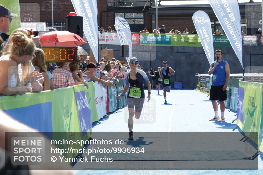 09.08.2026 - GEWOBA Citytriathlon Bremen Yannick Fuchs http://msf.ph/oto/9936934 09.08.2026 15:11:25 Ziel 118, 531 meine-sportfotos.de