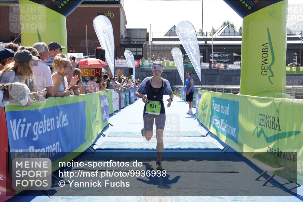 09.08.2026 - GEWOBA Citytriathlon Bremen Yannick Fuchs http://msf.ph/oto/9936938 09.08.2026 15:11:27 Ziel 118, 531 meine-sportfotos.de