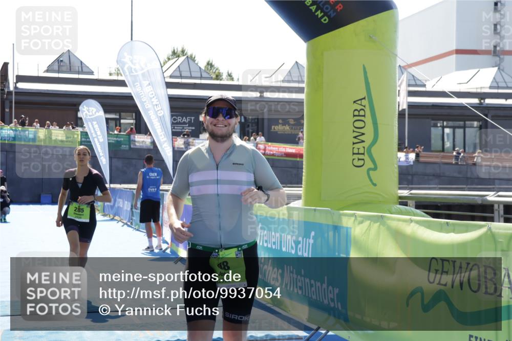 09.08.2026 - GEWOBA Citytriathlon Bremen Yannick Fuchs http://msf.ph/oto/9937054 09.08.2026 15:12:47 Ziel 98, 285 meine-sportfotos.de