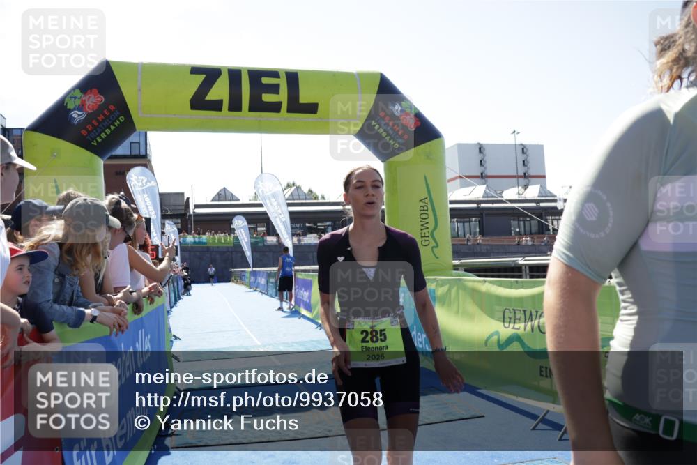 09.08.2026 - GEWOBA Citytriathlon Bremen Yannick Fuchs http://msf.ph/oto/9937058 09.08.2026 15:12:50 Ziel 98, 285 meine-sportfotos.de