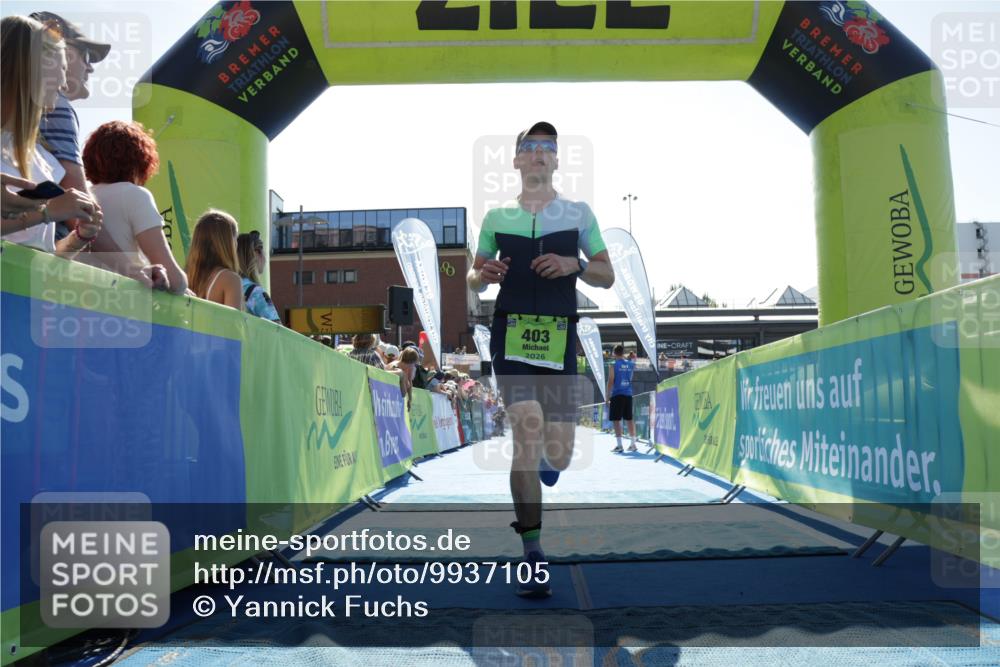 09.08.2026 - GEWOBA Citytriathlon Bremen Yannick Fuchs http://msf.ph/oto/9937105 09.08.2026 15:13:16 Ziel 270, 403 meine-sportfotos.de