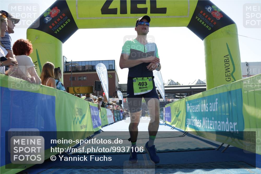 09.08.2026 - GEWOBA Citytriathlon Bremen Yannick Fuchs http://msf.ph/oto/9937106 09.08.2026 15:13:16 Ziel 270, 403 meine-sportfotos.de