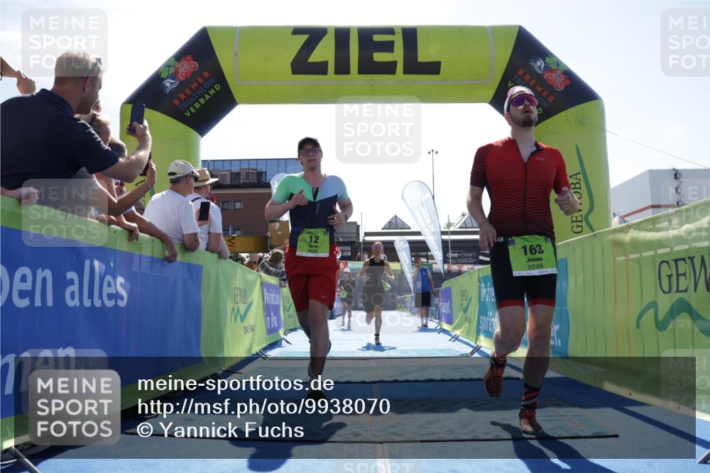 09.08.2026 - GEWOBA Citytriathlon Bremen Yannick Fuchs http://msf.ph/oto/9938070 09.08.2026 15:23:28 Ziel 12, 69, 163, 273, 482 meine-sportfotos.de