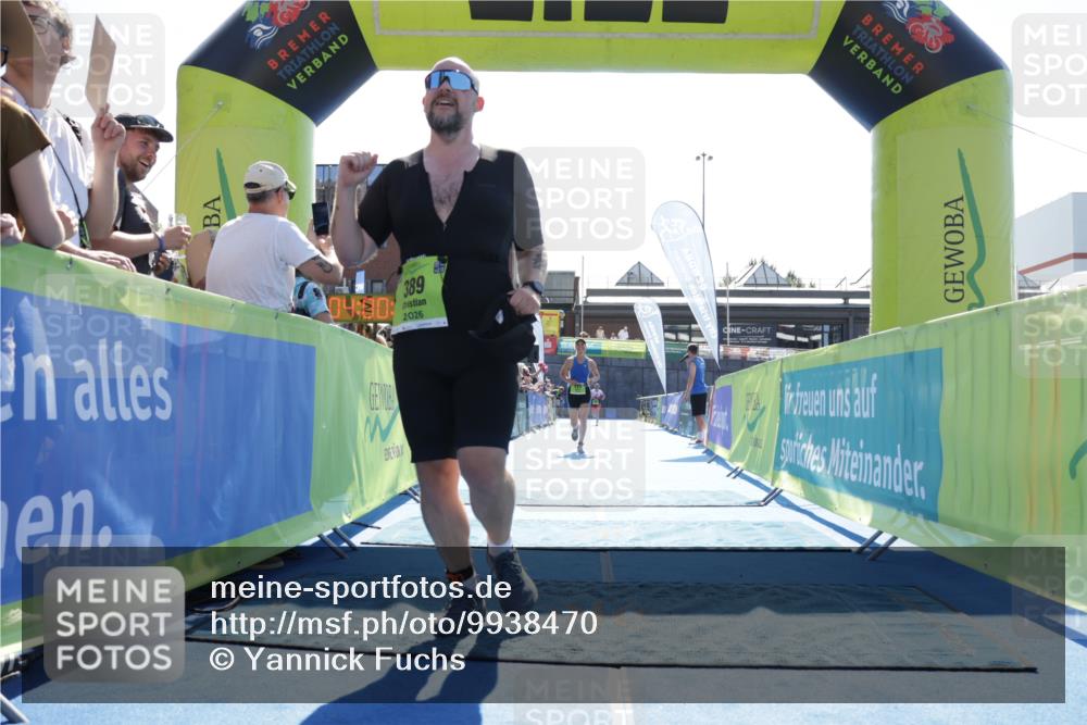 09.08.2026 - GEWOBA Citytriathlon Bremen Yannick Fuchs http://msf.ph/oto/9938470 09.08.2026 15:26:39 Ziel 389, 394, 515 meine-sportfotos.de