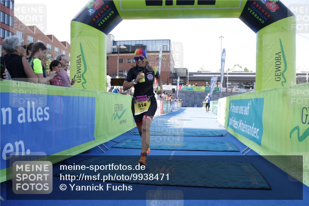 09.08.2026 - GEWOBA Citytriathlon Bremen Yannick Fuchs http://msf.ph/oto/9938471 09.08.2026 11:42:27 Ziel 514 meine-sportfotos.de