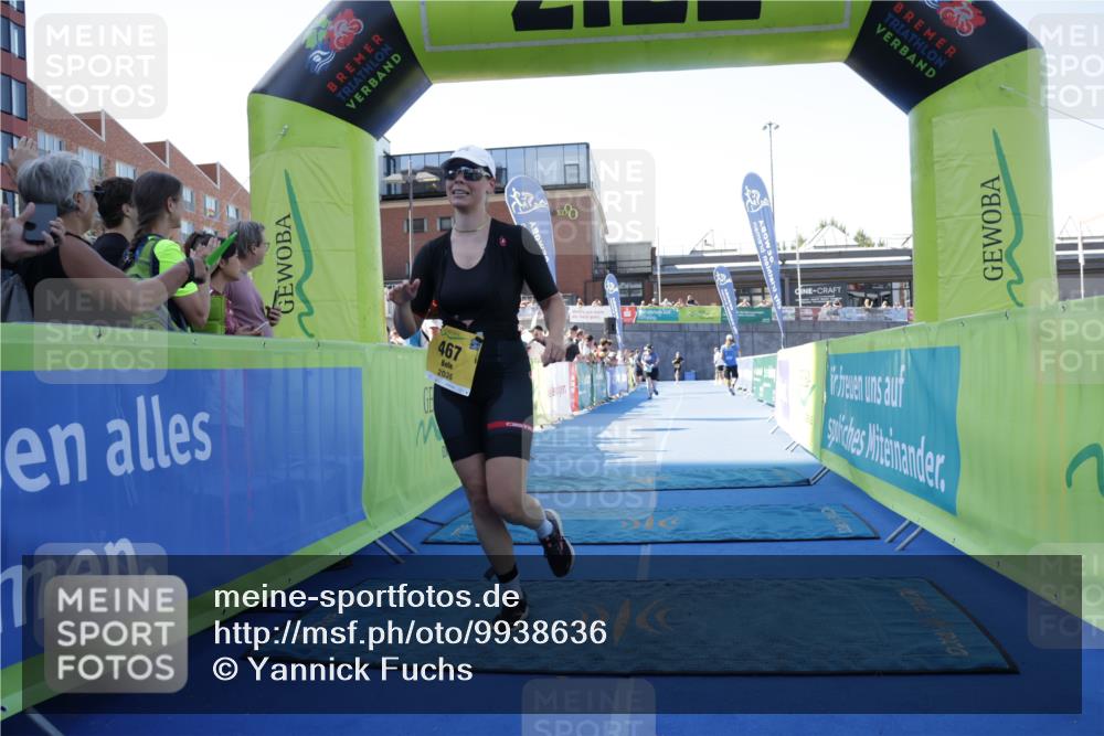 09.08.2026 - GEWOBA Citytriathlon Bremen Yannick Fuchs http://msf.ph/oto/9938636 09.08.2026 11:43:29 Ziel 467 meine-sportfotos.de