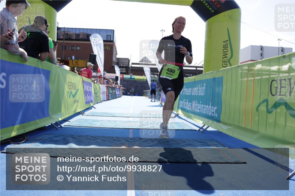 09.08.2026 - GEWOBA Citytriathlon Bremen Yannick Fuchs http://msf.ph/oto/9938827 09.08.2026 15:29:13 Ziel 480 meine-sportfotos.de