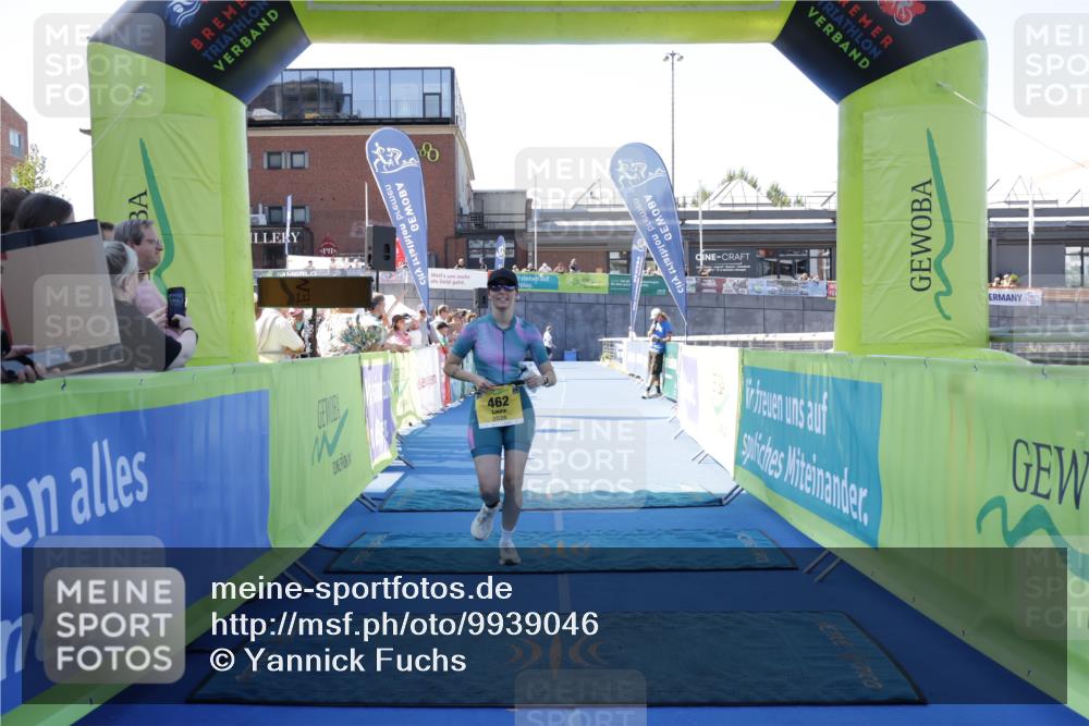 09.08.2026 - GEWOBA Citytriathlon Bremen Yannick Fuchs http://msf.ph/oto/9939046 09.08.2026 11:47:03 Ziel 462 meine-sportfotos.de