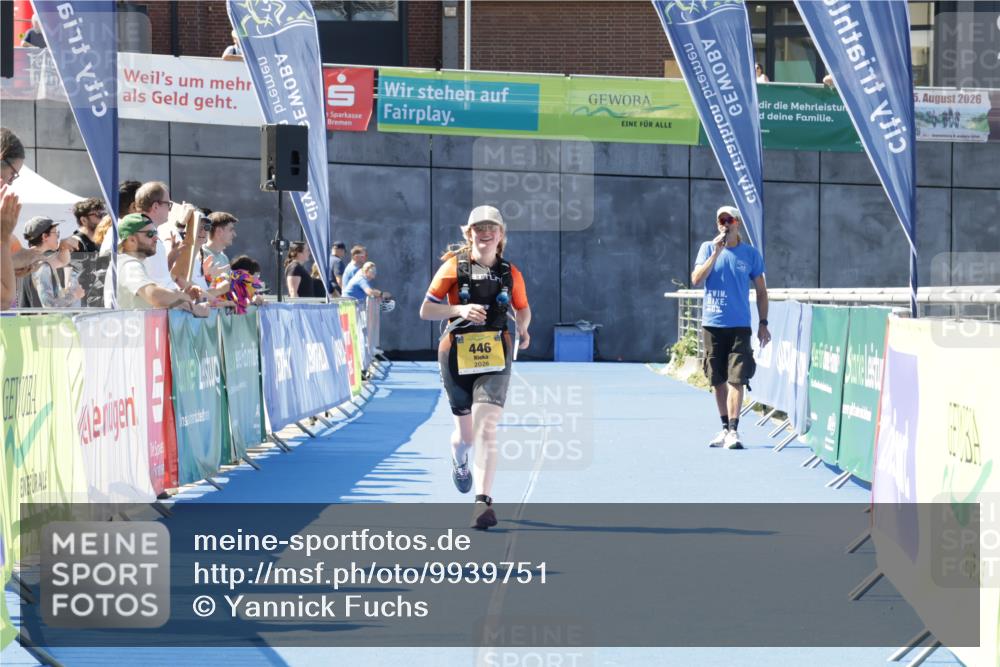 09.08.2026 - GEWOBA Citytriathlon Bremen Yannick Fuchs http://msf.ph/oto/9939751 09.08.2026 11:53:35 Ziel 446 meine-sportfotos.de