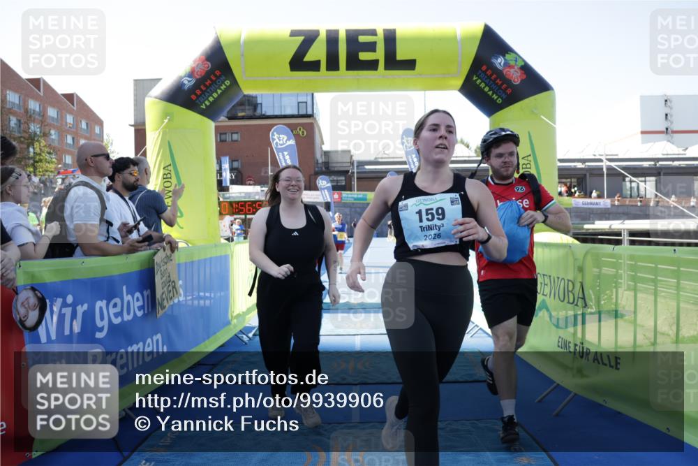 09.08.2026 - GEWOBA Citytriathlon Bremen Yannick Fuchs http://msf.ph/oto/9939906 09.08.2026 11:57:01 Ziel 159, 512 meine-sportfotos.de