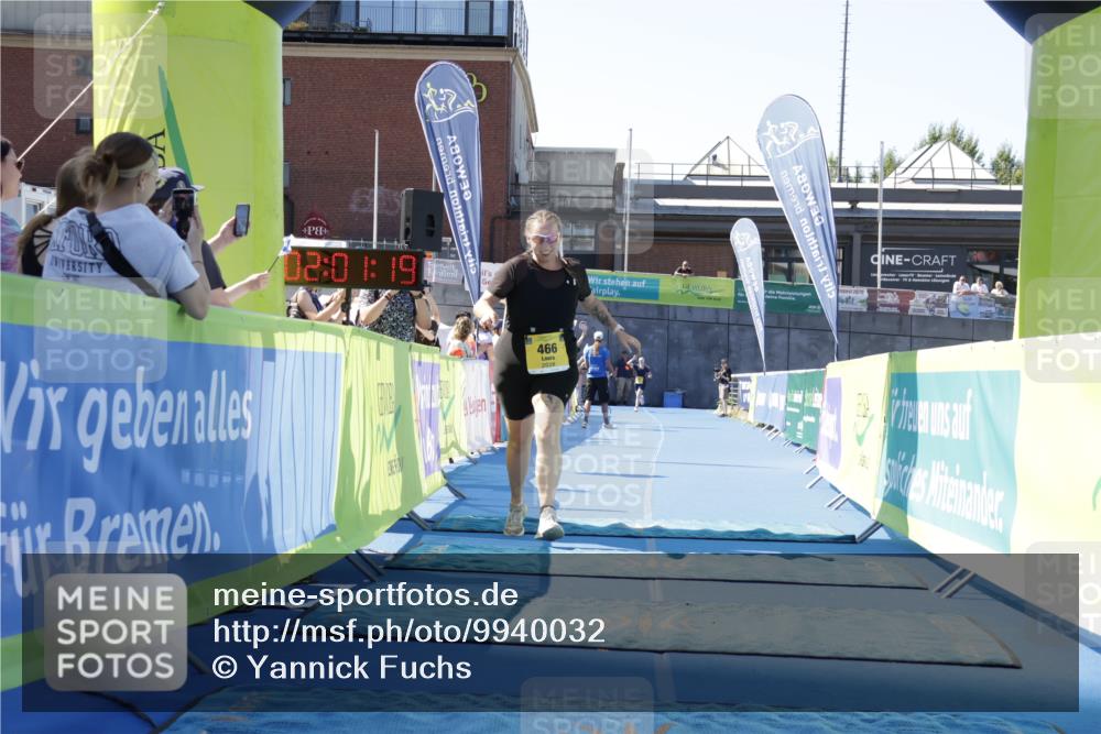 09.08.2026 - GEWOBA Citytriathlon Bremen Yannick Fuchs http://msf.ph/oto/9940032 09.08.2026 12:01:22 Ziel 466 meine-sportfotos.de