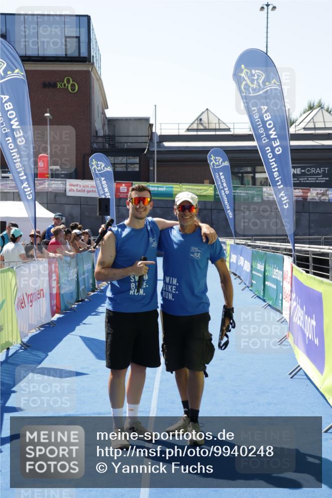 09.08.2026 - GEWOBA Citytriathlon Bremen Yannick Fuchs http://msf.ph/oto/9940248 09.08.2026 13:29:22 Ziel  meine-sportfotos.de